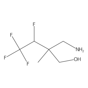 2-(Aminomethyl)-3,4,4,4-tetrafluoro-2-methylbutan-1-ol Structure