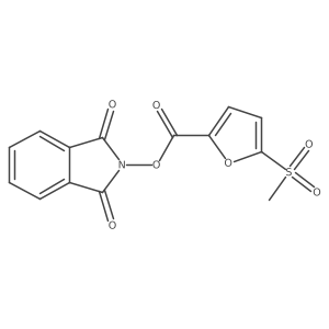 1,3-dioxo-2,3-dihydro-1H-isoindol-2-yl 5-methanesulfonylfuran-2-carboxylate Structure