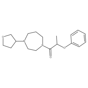 1-[4-(Oxolan-3-yl)-1,4-diazepan-1-yl]-2-phenoxypropan-1-one Structure