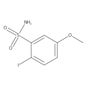 2-Iodo-5-methoxybenzene-1-sulfonamide Structure