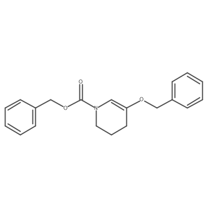 3,4-Dihydro-5-(phenylmethoxy)-1(2h)-pyridinecarboxylic acid phenylmethyl ester结构式