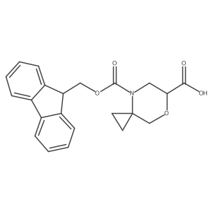 4-{[(9H-fluoren-9-yl)methoxy]carbonyl}-7-oxa-4-azaspiro[2.5]octane-6-carboxylic acid Structure
