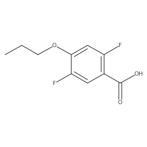 2,5-Difluoro-4-propoxybenzoic acid Structure
