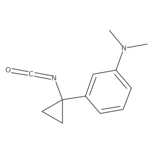 3-(1-isocyanatocyclopropyl)-N,N-dimethylaniline Structure