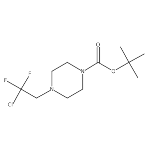 Tert-butyl 4-(2-chloro-2,2-difluoroethyl)piperazine-1-carboxylate结构式