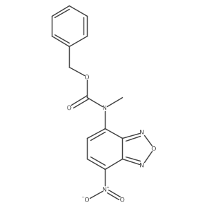 benzyl N-methyl-N-(7-nitro-2,1,3-benzoxadiazol-4-yl)carbamate Structure