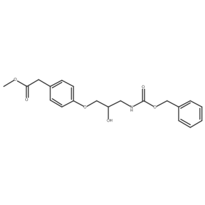Methyl 2-[4-(3-{[(benzyloxy)carbonyl]amino}-2-hydroxypropoxy)phenyl]acetate结构式