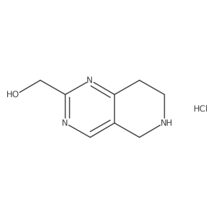 (5,6,7,8-Tetrahydropyrido[4,3-d]pyrimidin-2-yl)methanol hydrochloride Structure