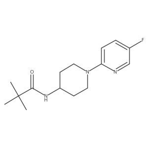 N-[1-(5-fluoropyridin-2-yl)piperidin-4-yl]-2,2-dimethylpropanamide Structure