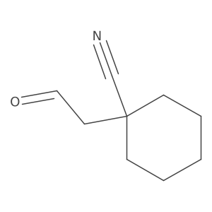 1-(2-Oxoethyl)cyclohexane-1-carbonitrile Structure