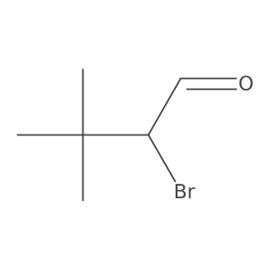 2-Bromo-3,3-dimethylbutanal Structure