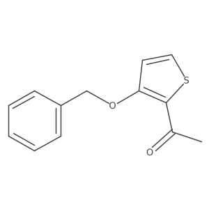 1-[3-(Benzyloxy)-2-thienyl]ethanone结构式