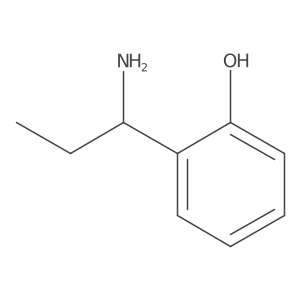 2-(1-Aminopropyl)phenol Structure