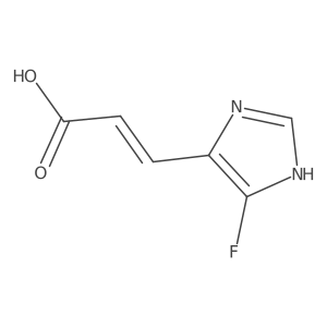 (Z)-3-(5-fluoro-1H-imidazol-4-yl)acrylic acid Structure