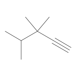 3,3,4-Trimethylpent-1-yne结构式