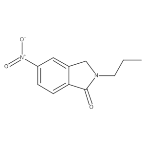 5-nitro-2-propyl-2,3-dihydro-1H-isoindol-1-one Structure