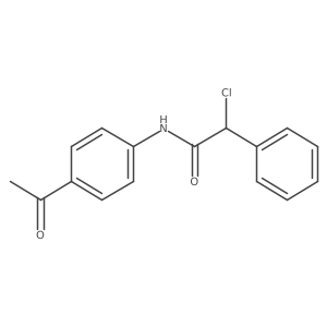 N-(4-Acetylphenyl)-2-chloro-2-phenylacetamide Structure