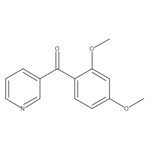 3-(2,4-Dimethoxybenzoyl)pyridine Structure