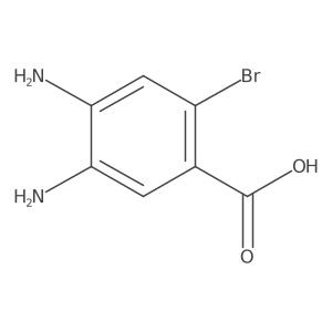4,5-Diamino-2-bromobenzoic acid Structure