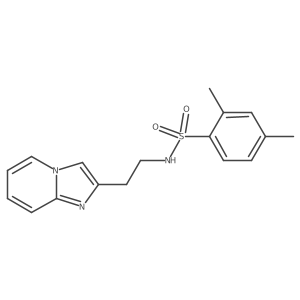 N-(2-imidazo[1,2-a]pyridin-2-ylethyl)-2,4-dimethyl-benzenesulfonamide Structure