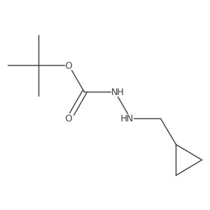 N'-(cyclopropylmethyl)(tert-butoxy)carbohydrazide Structure