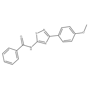 N-[3-(4-methoxyphenyl)-1,2,4-thiadiazol-5-yl]benzamide Structure