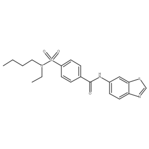 N-(benzo[d]thiazol-6-yl)-4-(N-butyl-N-ethylsulfamoyl)benzamide Structure
