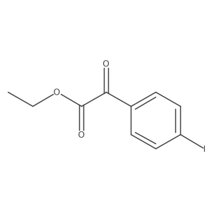 Ethyl 2-(4-iodophenyl)-2-oxoacetate Structure
