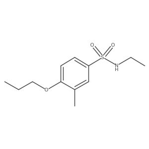 N-ethyl-3-methyl-4-propoxybenzenesulfonamide结构式