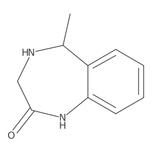 5-methyl-2,3,4,5-tetrahydro-1H-1,4-benzodiazepin-2-one结构式