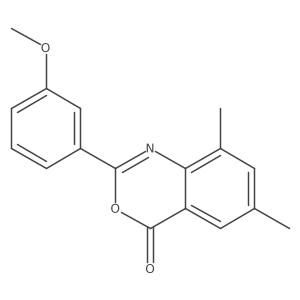 2-(3-methoxyphenyl)-6,8-dimethyl-4H-3,1-benzoxazin-4-one Structure