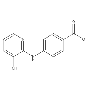 4-[(3-Hydroxy-2-pyridinyl)amino]benzoic acid Structure
