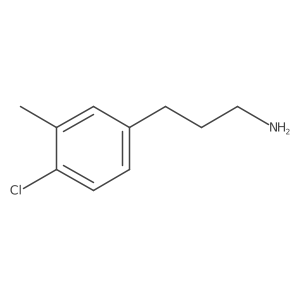 3-(4-Chloro-3-methylphenyl)propan-1-amine结构式