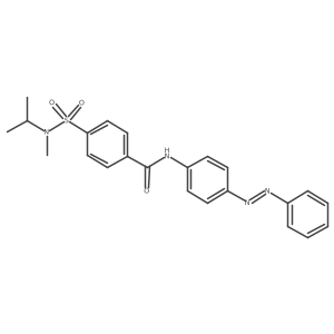 (E)-4-(N-isopropyl-N-methylsulfamoyl)-N-(4-(phenyldiazenyl)phenyl)benzamide Structure