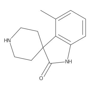 4-Methylspiro[indoline-3,4'-piperidin]-2-one结构式