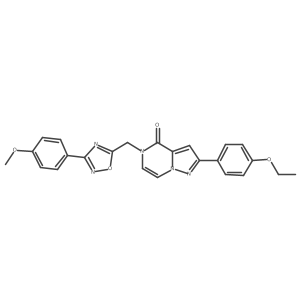 2-(4-ethoxyphenyl)-5-{[3-(4-methoxyphenyl)-1,2,4-oxadiazol-5-yl]methyl}-4H,5H-pyrazolo[1,5-a]pyrazin-4-one Structure