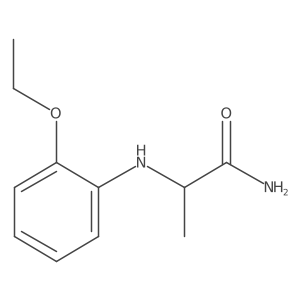 2-((2-Ethoxyphenyl)amino)propanamide Structure