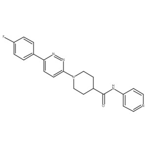 1-(6-(4-fluorophenyl)pyridazin-3-yl)-N-(pyridin-4-yl)piperidine-4-carboxamide Structure