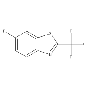 6-Fluoro-2-(trifluoromethyl)benzo[d]thiazole结构式