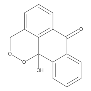 1aHydroxya15,16adioxatetracyclo[7.7.1.02,7.013,17]heptadecaa2,4,6,9,11,13(17)ahexaena8aone Structure