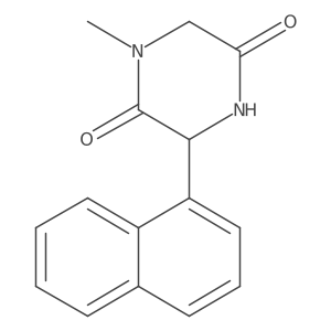 1-Methyl-3-(1-naphthyl)piperazine-2,5-dione Structure