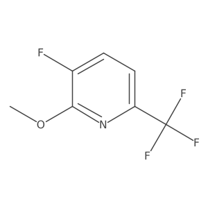 3-Fluoro-2-methoxy-6-(trifluoromethyl)pyridine Structure