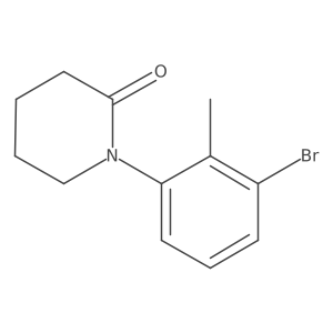 1-(3-Bromo-2-methylphenyl)piperidin-2-one结构式