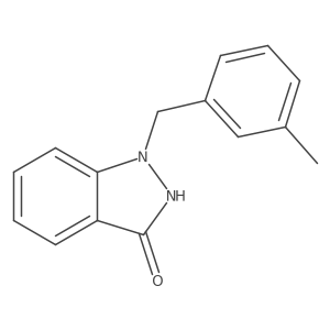 1-(3-Methylbenzyl)-1,2-dihydro-3H-indazol-3-one结构式