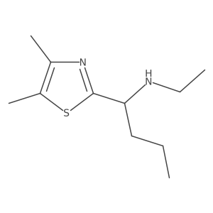 N-Ethyl-4,5-dimethyl-I+/--propyl-2-thiazolemethanamine结构式