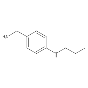 4-(aminomethyl)-N-propylaniline结构式