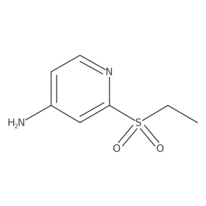 2-(Ethylsulfonyl)-4-pyridinamine结构式