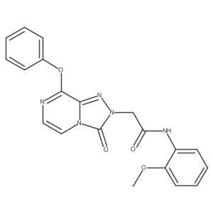 N-(2-methoxyphenyl)-2-(3-oxo-8-phenoxy-[1,2,4]triazolo[4,3-a]pyrazin-2(3H)-yl)acetamide Structure