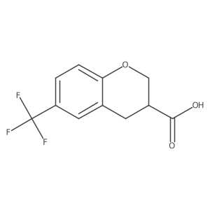 (R)-6-(Trifluoromethyl)chromane-3-carboxylic acid Structure