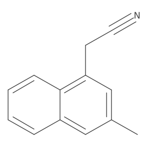 3-Methyl-2-naphthalenylacetonitrile Structure
